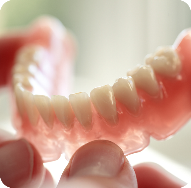 denture in smile gallery